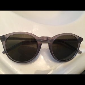 YSL Gray Acetate Sunglasses